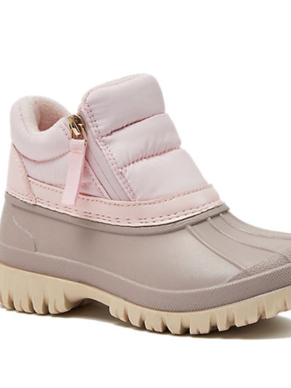 Kids Cloud Puffer Waterproof Snow Boots - PINK sz 13